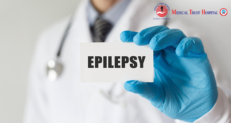 Doctor Showing Epilepsy written on piece of paper